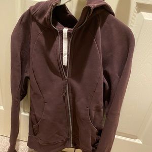 Lululemon purple scuba zip up